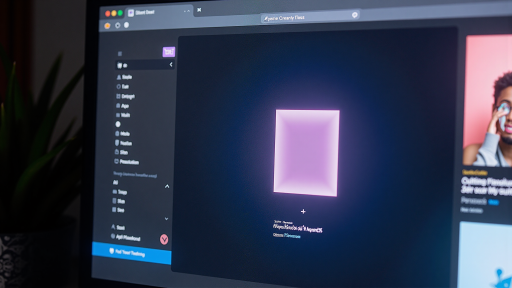视频教程缩略图，展示网站开发教学界面，深灰色背景，蓝色按钮和导航栏
